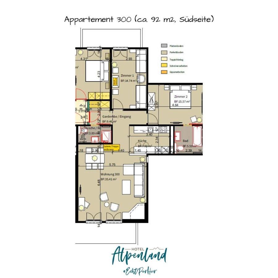 Hotel Alpenland Гстаад Екстериор снимка